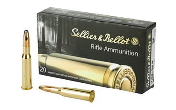 Picture of Sellier & Bellot Rifle 7.62x54mmR 180gr Soft Point 20 Per Box/20 Case SB76254RB