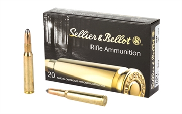 Picture of Sellier & Bellot Rifle 7x57mmMauser 140gr Soft Point 20 Per Box/20 Case SB757B