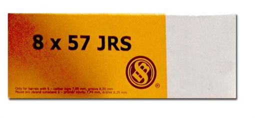 Picture of Sellier & Bellot Rifle 8mmMauser 196gr Hollow Point Capped 20 Per Box/20 Case SB857JRSB