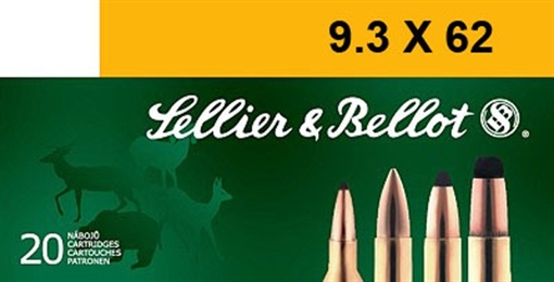 Picture of SELLIER & BELLOT AMO 9.3X62 285 SP 20-RD ( 20 BOXES PER CASE ) SB9362A