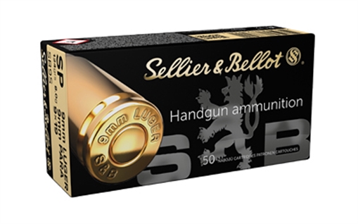 Picture of Sellier & Bellot Handgun 9mmLuger 124gr Soft Point 50 Per Box/20 Case SB9S