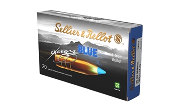 Picture of Sellier & Bellot Exergy Blue Bullet, Rifle Ammunition, 30-06 Springfield, 180 Grains, Lead Free Tipped Boat Tail, 20 Rounds per Box, 240 Rounds per Case SB3006XB