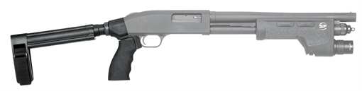 Picture of SB TACTICAL MOSSBERG 590 SBML KIT BLK SB LOGO COMPLETE FITS 12/20GA -KIT 590-SBL