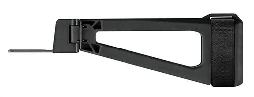 Picture of SB Tactical AKTF Triangle Side-Folding Pistol Stabilizing Brace for AK47 Pistol - Black | Fits standard AK47/74 pistols | Includes Folding Hinge AKTF-01-SB AKTF01SB