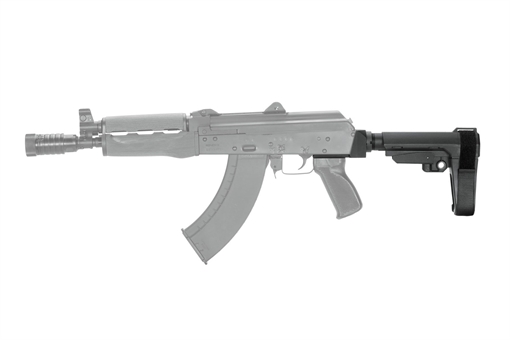 Picture of SB Tactical BA-AK1913 Brace Adapter AK47/74 Pistol Black Aluminum/Steel BA-AKNT