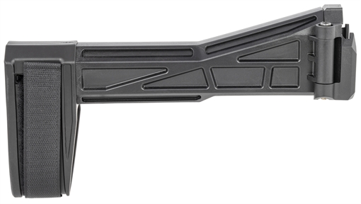 Picture of SB Tactical EV0201SB SBTEVO-G2 9.50" OAL Side Folding Black Synthetic for CZ Scorpion (Tube Not Included) EVO201SB
