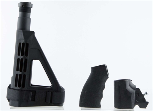 Picture of SB TACTICAL REMINGTON 870 TAC14 SBM4 BLACK BRACE SBT LOGO COMPLETE ASSEMBLY 870-SBM4-01-SB