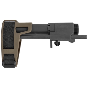 Picture of SB TACTICAL SB PDW FDE BRC BLK HSNG/TUBE 3 POSITION ADJUSTABLE FITS AR15 PDW-02BL-SB
