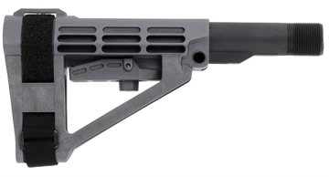 Picture of SB TACTICAL SBA4 STEALTH GRAY 5?-POSITION ADJUSTABLE W/ 6 POS MIL?SPEC CARBINE EXT SBA4-03M-SB