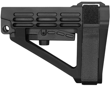Picture of SB Tactical SBA4 Pistol Stabilizing Brace - Black Mil-Spec Carbine Buffer Compatible SBA4X-01-SB SBA4X01SB