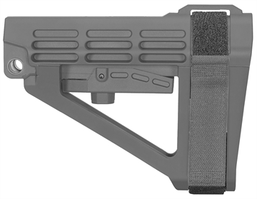 Picture of SB Tactical SBA4 5-Postion Adjustable Brace for AR-15 Stealth Grey SBA4X-03M-SB SBA4X03MSB