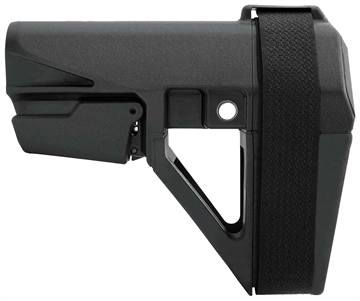 Picture of SB Tactical SBA5 Pistol Stabilizing Brace - Black Mil-Spec Carbine Buffer Compatible SBA5X-01-SB SBA5X01SB