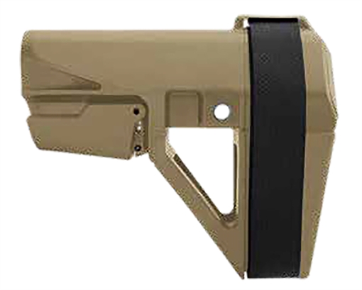 Picture of SB Tactical SBA5 Pistol Stabilizing Brace - FDE | Mil-Spec Carbine Buffer Compatible SBA5X-02-SB SBA5X02SB
