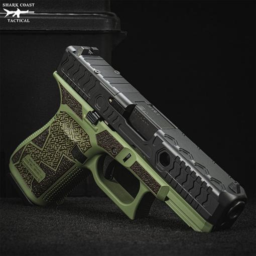 Picture of GLOCK 19 C4 KAVORKA 9MM OD GREEN 4IN BARREL OR 15RD         300-065-0105-09