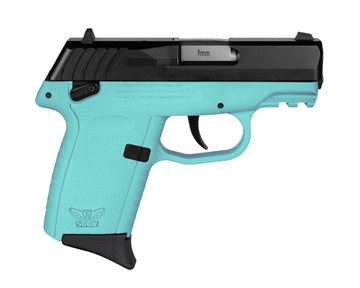 Picture of SCCY CPX-1 GEN3 HGA 9MM 3.1IN BBL AMBI SAFETY SCCY BLUE/BLACK 2-10RD CPX-1CBSBG3 CPX1CBSBG3