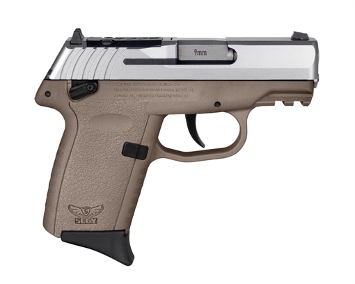 Picture of SCCY CPX-1 GEN3 HGA 9MM 3.1IN BBL AMBI SAFETY DARK EARTH/SS 2-10RD RED DOT READY CPX-1TTORRDRG3 CPX1TTDERDRG3
