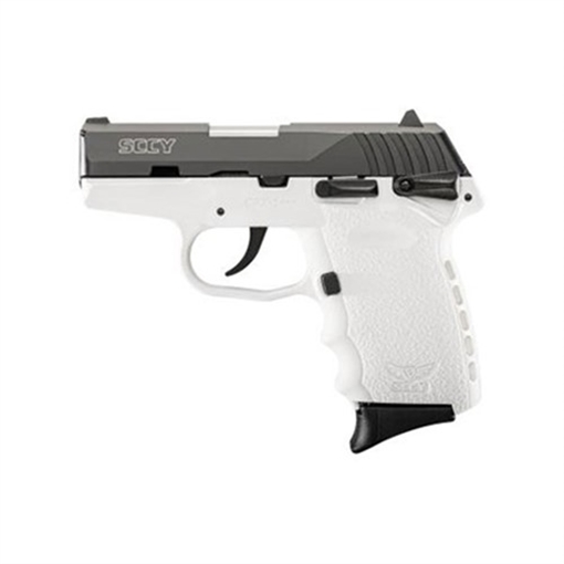 Picture of Sccy Industries SCCY CPX-1 CBWT 9MM BLACK/WHITE (DOUBLE SIDED SAFETY) CPX1-CBWT