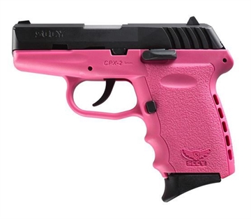 Picture of SCCY CPX-2 CB 9 x 19 mm DAO Blu/Pink 2 x 10 Round magazine CPX-2 CB PINK