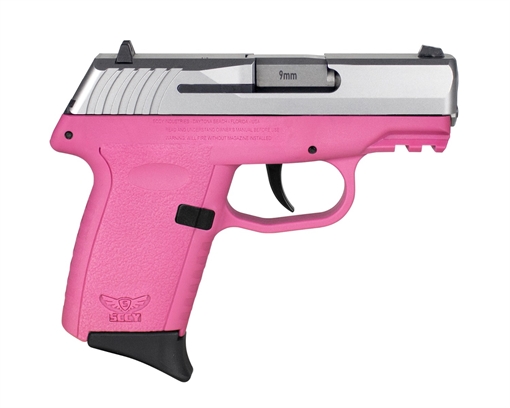 Picture of SCCY INDUSTRIES 9MM TT SLIDE PNK GRIP NO EXTERNAL SAFETY 10RD GEN 3 CPX-2TTPKG3 CPX2TTPKG3