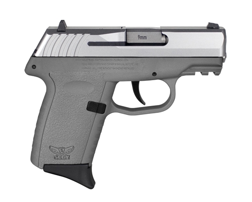 Picture of SCCY INDUSTRIES 9MM TT SLIDE S-GRY GRIP NO EXTERNAL SAFETY 10RD GEN 3 CPX-2TTSGG3 CPX2TTSGG3