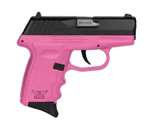 Picture of SCCY CPX-3 Sub-Compact Pistol - Black / Pink CPX-3CBPKG3