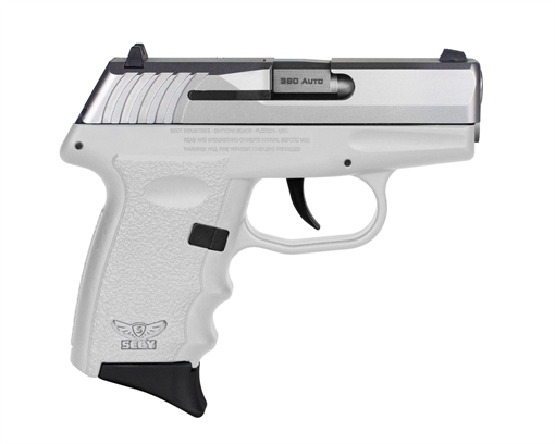 Picture of SCCY CPX-3 Sub-Compact Pistol - Stainless / White CPX-3TTWTG3