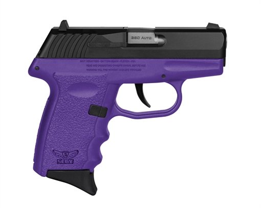 Picture of SCCY CPX-3 HGA 380 AUTO 2.96IN BBL NO SAFETY PURPLE/BLACK 2-10RD CPX-3CBPU
