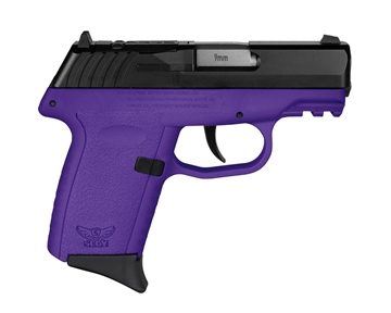 Picture of SCCY CPX-2 GEN3 HGA 9MM 3.1IN BBL NO SAFETY PURPLE/BLACK 2-10RD RED DOT READY CPX-2CBPURDRG3 CPX2CBPURDRG3