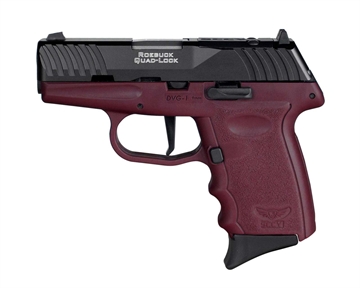 Picture of SCCY DVG-1 RDR Handgun 9mm Luger 10rd Magazine 3.1" Barrel Striker Fired Black Slide/Crimson Frame DVG-1CBCRRDR