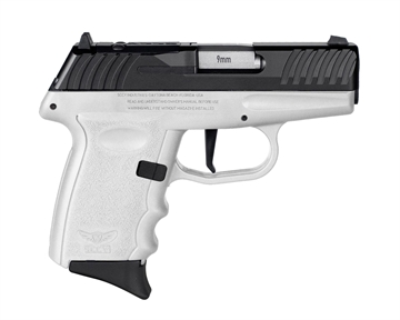 Picture of SCCY DVG-1 RDR Handgun 9mm Luger 10rd Magazine 3.1" Barrel Striker Fired Black Slide/White Frame DVG-1CBWTRDR
