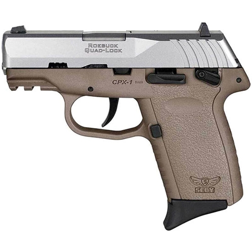 Picture of SCCY INDUSTRIES 9MM TT SLIDE DRK GRIP DOUBLE SIDED SAFETY 10RD GEN 3 CPX-1TTDEG3 CPX1TTDEG3
