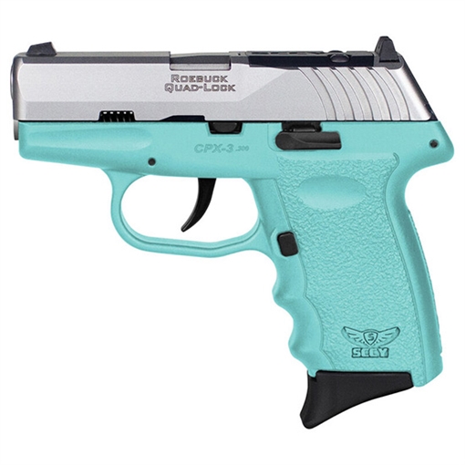 Picture of SCCY CPX-3 HGA 380 AUTO 2.96IN BBL NO SAFETY SCCY BLUE/SS 2-10RD RED DOT READY CPX-3TTSBRDR CPX3TTSBRDRG3