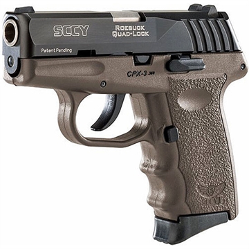 Picture of SCCY CPX-3 HGA 380 AUTO 2.96IN BBL NO SAFETY DARK EARTH/BLACK 2-10RD CPX-3CBDE