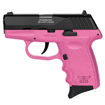 Picture of SCCY CPX-3 HGA 380 AUTO 2.96IN BBL NO SAFETY PINK/BLACK 2-10RD CPX-3CBPK