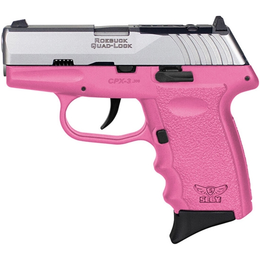 Picture of SCCY CPX-3 HGA 380 AUTO 2.96IN BBL NO SAFETY PINK/SS 2-10RD RED DOT READY CPX-3TTPKRDR CPX3TTPKRDRG3