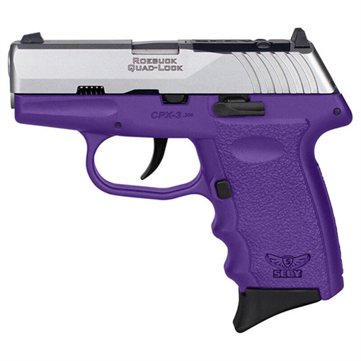 Picture of SCCY CPX-3 HGA 380 AUTO 2.96IN BBL NO SAFETY PURPLE/SS 2-10RD RED DOT READY CPX-3TTPURDR CPX3TTPURDRG3