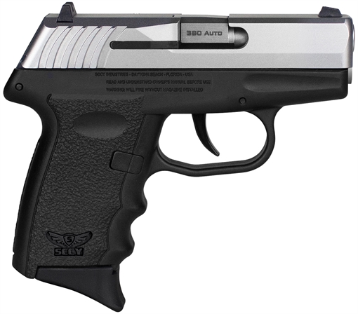 Picture of SCCY CPX-3 HGA 380 AUTO 2.96IN BBL NO SAFETY BLACK/SS 2-10RD CPX-3TTBK