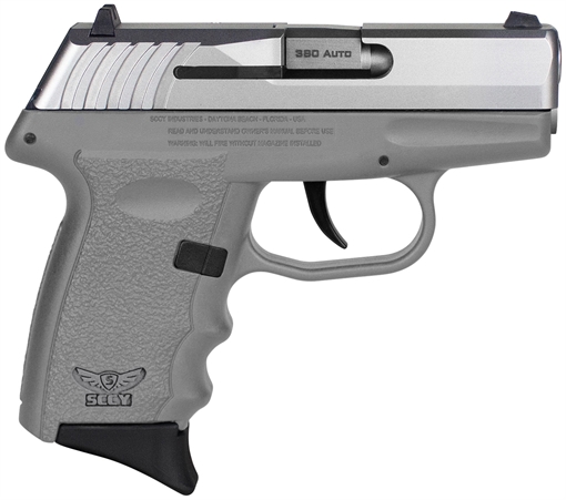 Picture of SCCY CPX-3 HGA 380 AUTO 2.96IN BBL NO SAFETY SNIPER GRAY/SS 2-10RD CPX-3TTSG