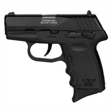 Picture of SCCY CPX-4 HGA 380 AUTO 2.96IN BBL AMBI SAFETY BLACK/BLACK 2-10RD CPX-4CBBK