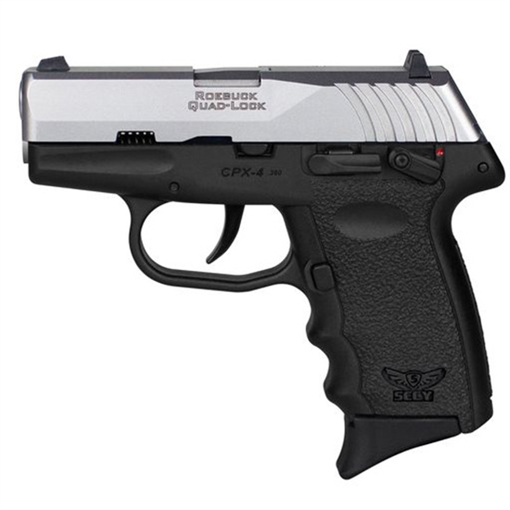 Picture of SCCY CPX-4 HGA 380 AUTO 2.96IN BBL AMBI SAFETY BLACK/SS 2-10RD CPX-4TTBK