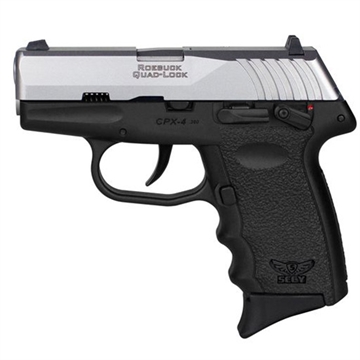 Picture of SCCY CPX-4 HGA 380 AUTO 2.96IN BBL AMBI SAFETY BLACK/SS 2-10RD CPX-4TTBK