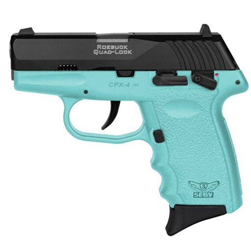 Picture of SCCY CPX-4 HGA 380 AUTO 2.96IN BBL AMBI SAFETY SCCY BLUE/BLACK 2-10RD CPX-4CBSB