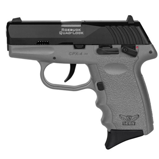 Picture of SCCY CPX-4 HGA 380 AUTO 2.96IN BBL AMBI SAFETY SNIPER GRAY/BLACK 2-10RD CPX-4CBSG