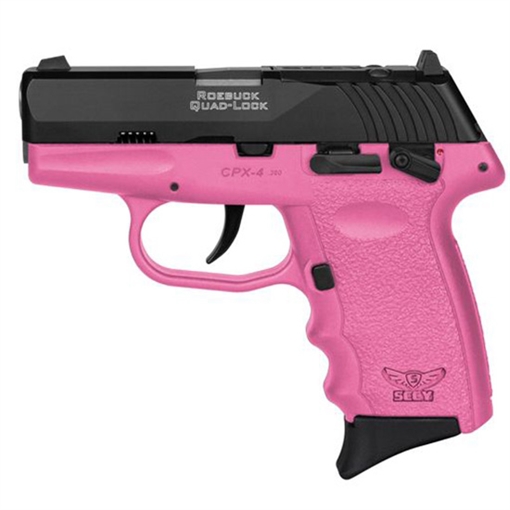 Picture of SCCY CPX-4 HGA 380 AUTO 2.96IN BBL AMBI SAFETY PINK/BLACK 2-10RD RED DOT READY CPX-4CBPKRDR CPX4CBPKRDRG3