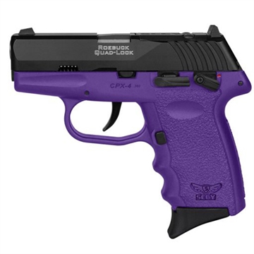 Picture of SCCY CPX-4 HGA 380 AUTO 2.96IN BBL AMBI SAFETY PURPLE/BLACK 2-10RD RED DOT READY CPX-4CBPURDR CPX4CBPURDRG3
