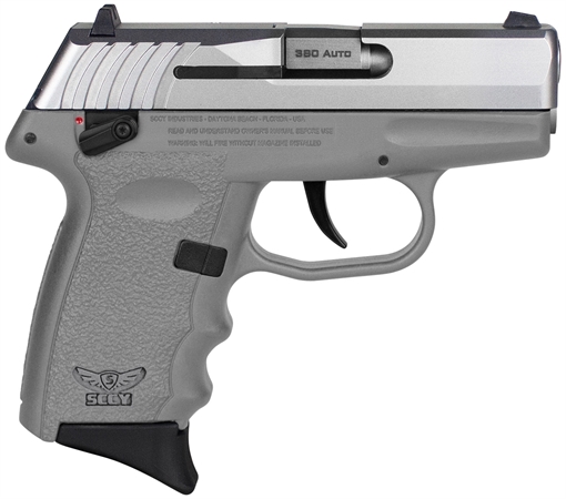 Picture of SCCY CPX-4 HGA 380 AUTO 2.96IN BBL AMBI SAFETY SNIPER GRAY/SS 2-10RD CPX-4TTSG