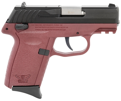 Picture of SCCY INDUSTRIES 9MM BLK SLIDE CRM GRIP DOUBLE SIDED SAFETY 10RD GEN 3 CPX-1CBCRG3 CPX1CBCRG3