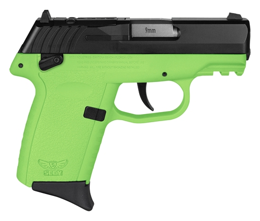 Picture of SCCY 9MM PST BL/LIME GRP D/S SAFETY CPX1CBLGRDRG3