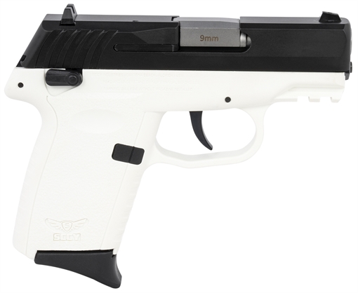 Picture of SCCY INDUSTRIES 9MM BLK SLIDE WHT GRIP DOUBLE SIDED SAFETY 10RD GEN 3 CPX-1CBWTG3 CPX1CBWTG3