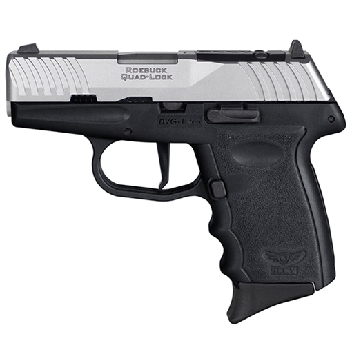 Picture of SCCY DVG-1 HGA 9MM 3.1IN BBL STRIKER FIRED NO SAFETY BLACK/SS 2-10RD RED DOT READY DVG-1TTBKRDR